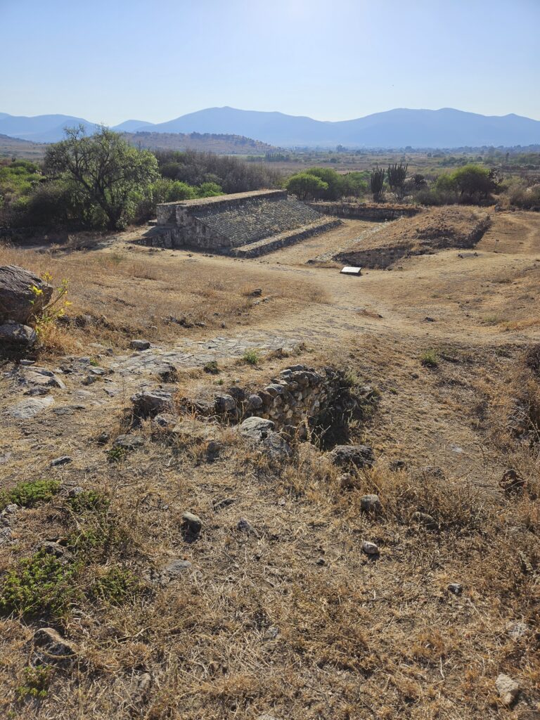 Country side including some ruins near Oaxaca Mexico