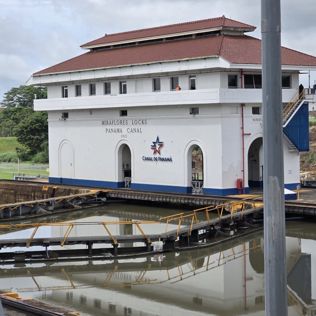 Miraflores Locks Building at the Panama Canal