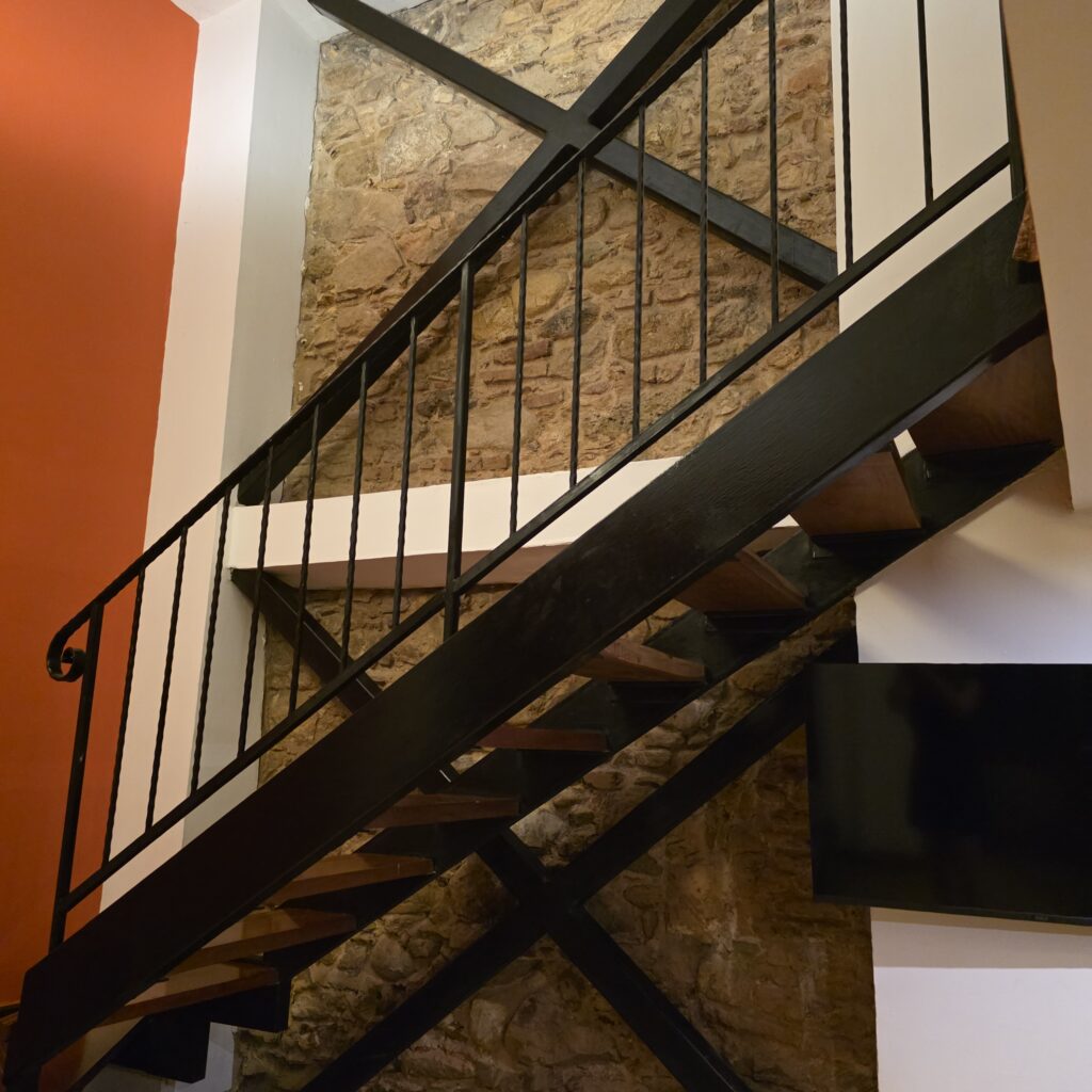 Staircase at Oasis Hotel in Casco Viejo Panama