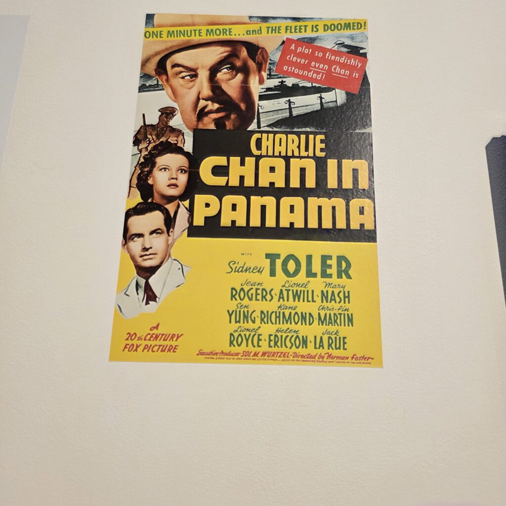 Movie poster from the Museo del Canal located in Casco Viejo Panama