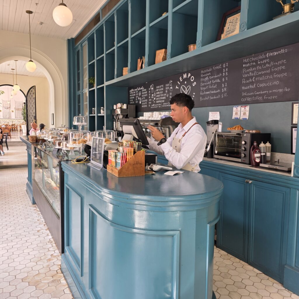 Coffee Shop in the American Trade Hotel in Casco Viejo Panama