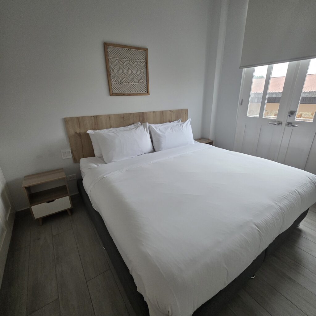 Bedroom inside of Casa Wynwood in Casco Veijo Panama