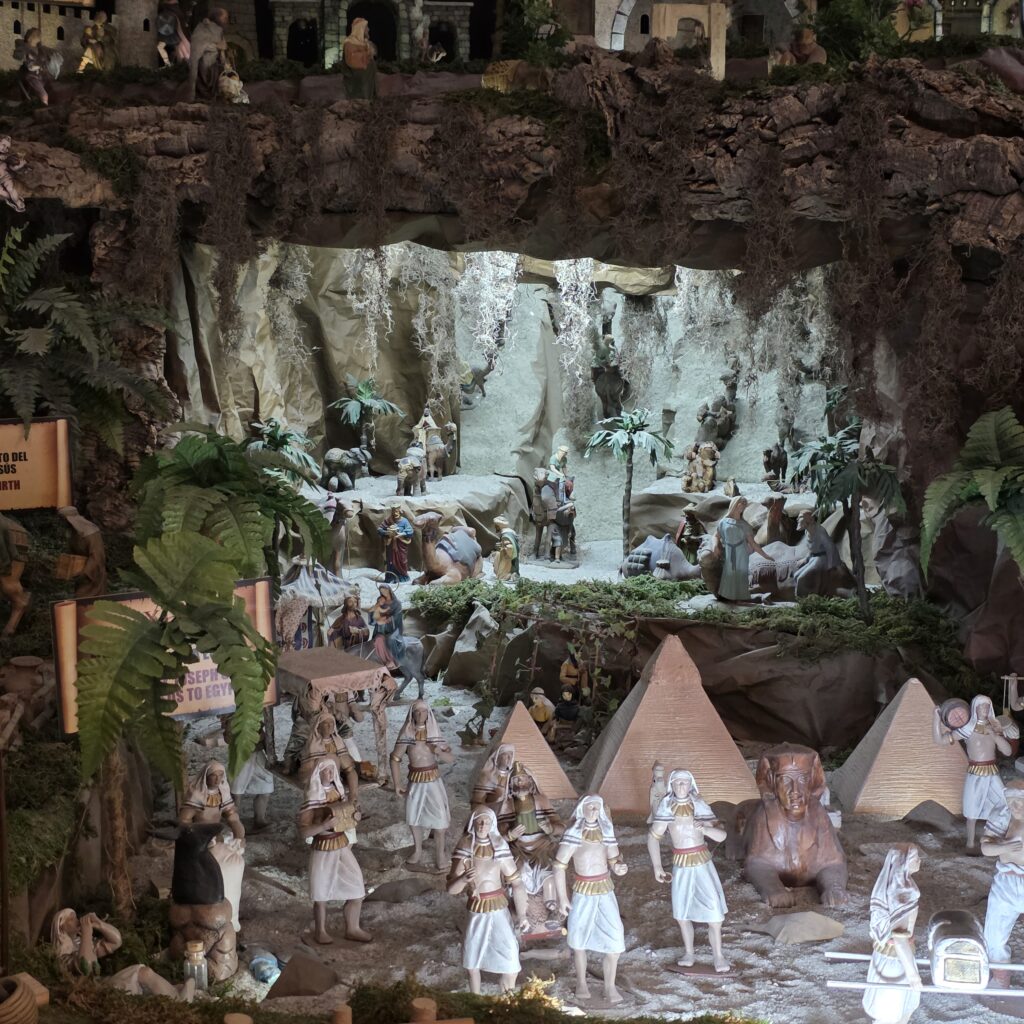 A diorama minature of the life of Jesus located in Iglesia San Felipa in Casco Viejo Panama
