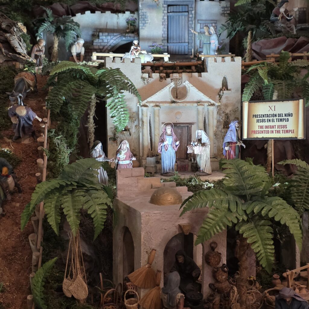 Diorama minatures in Iglesia San Felipe located in Casco Viejo Panama