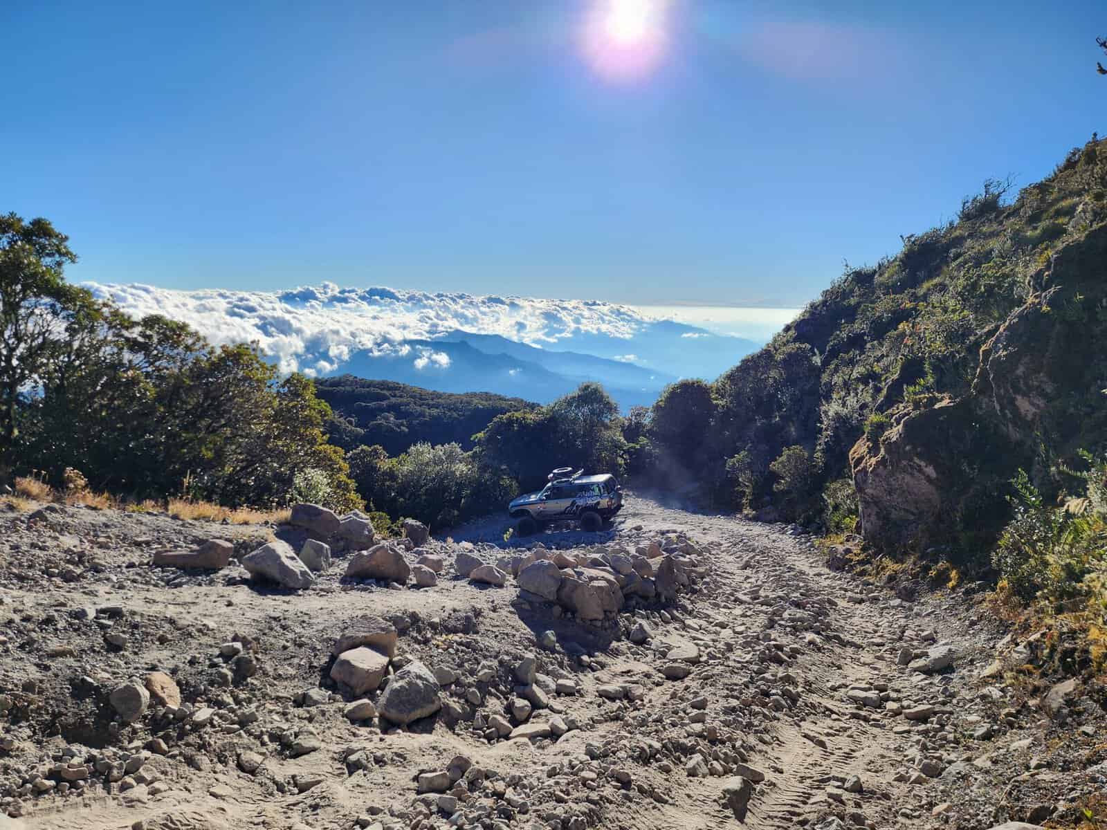Mountain view from Volcan Baru in Panama